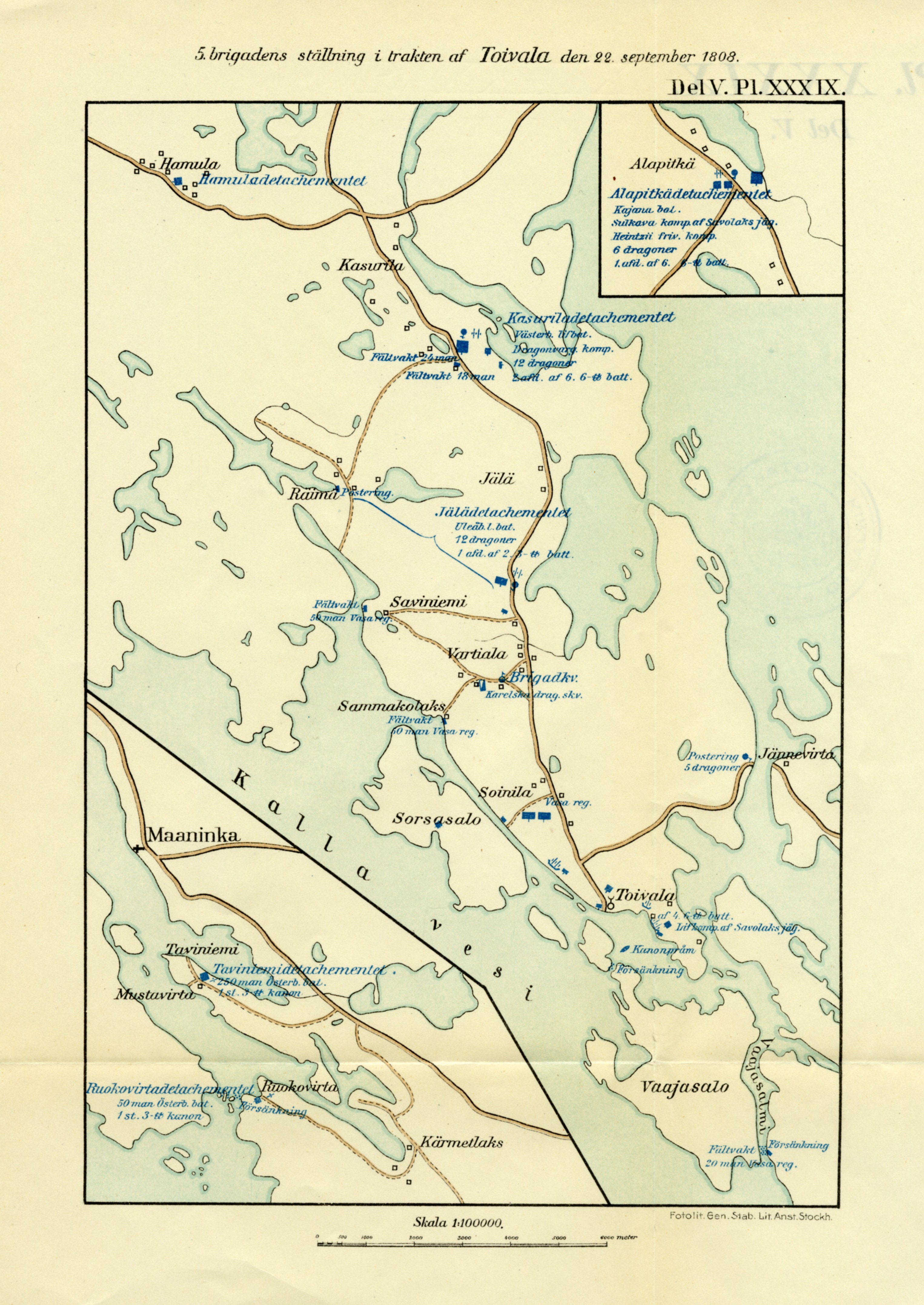 Toivala syyskuussa 1808 (Kartta) · JYX-EXPO