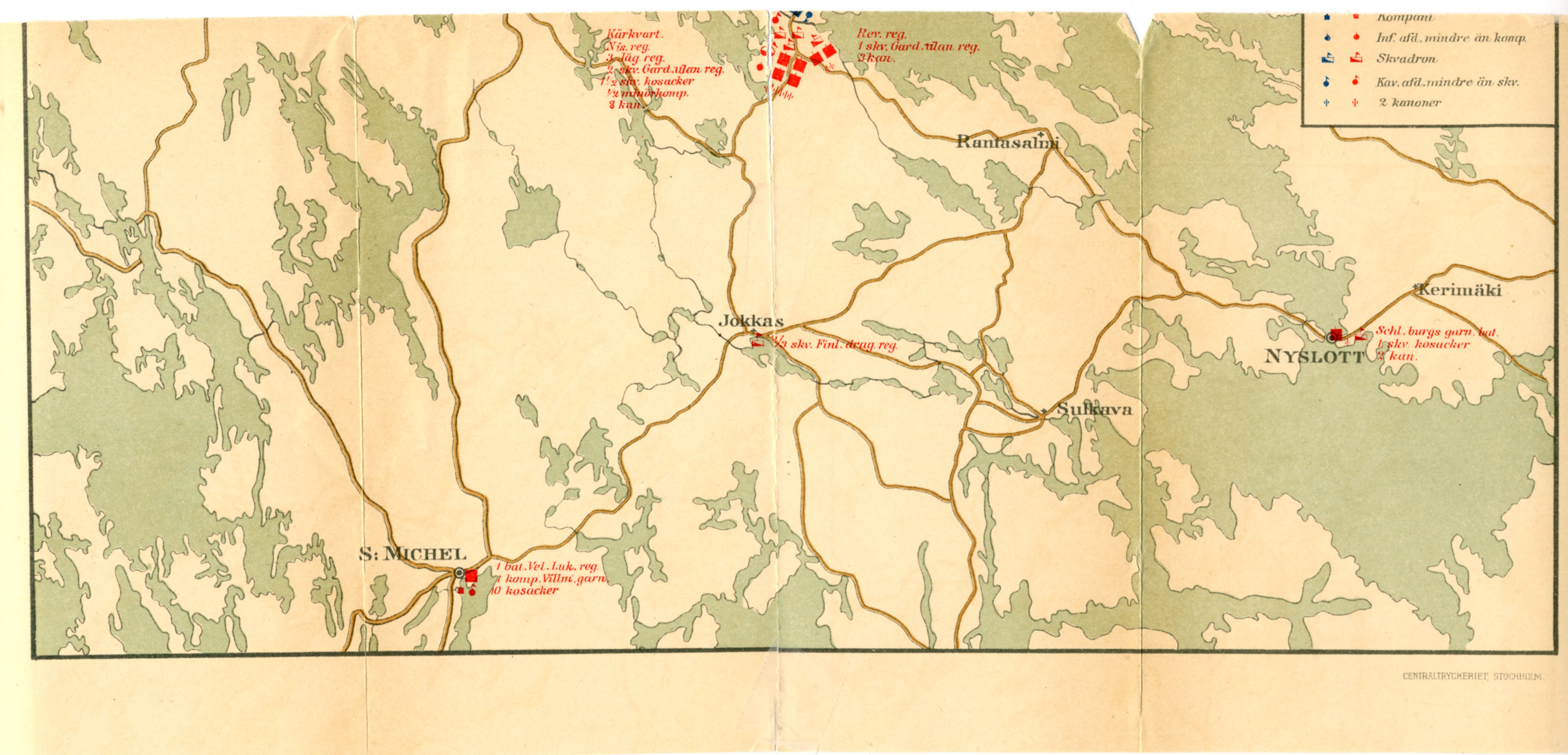 Mikkeli kesäkuu 1808 (Kartta) · JYX-EXPO